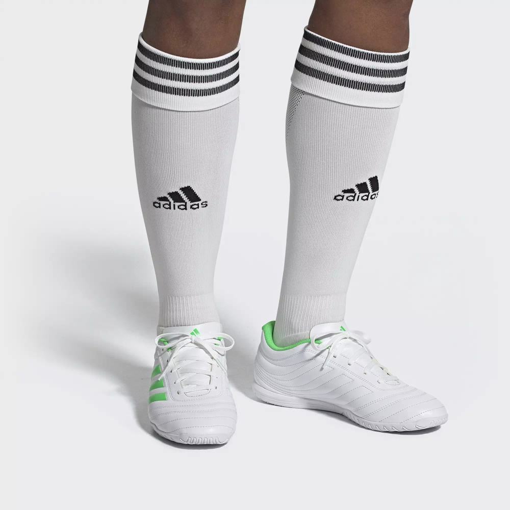Adidas Copa 19.4 Tenis De Futbol Blancos Para Hombre (MX-33576)